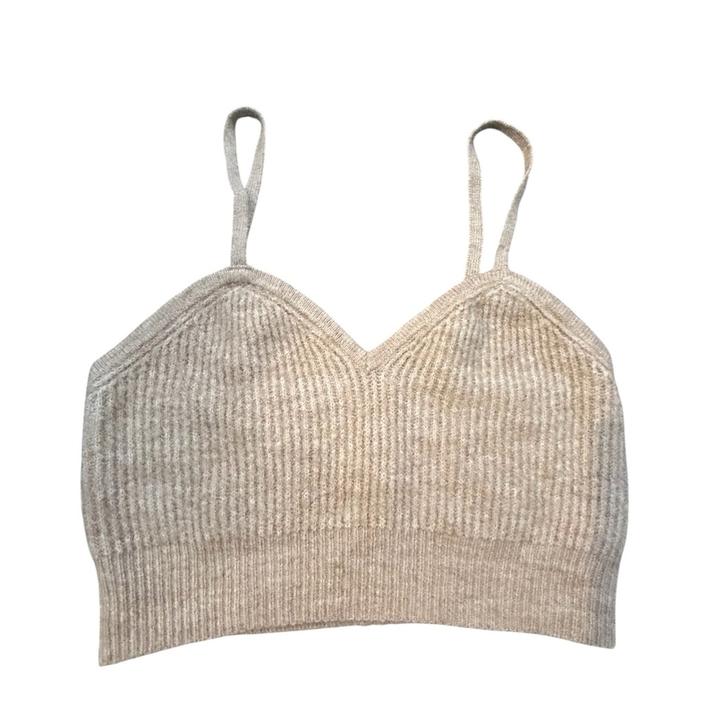 H&M Wool Blend Bralette Top Sz S
